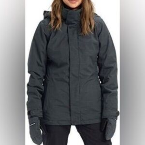 Burton Jet Set Jacket in True Heather Black NWT